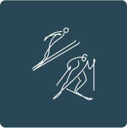 Nordische Kombination Icon